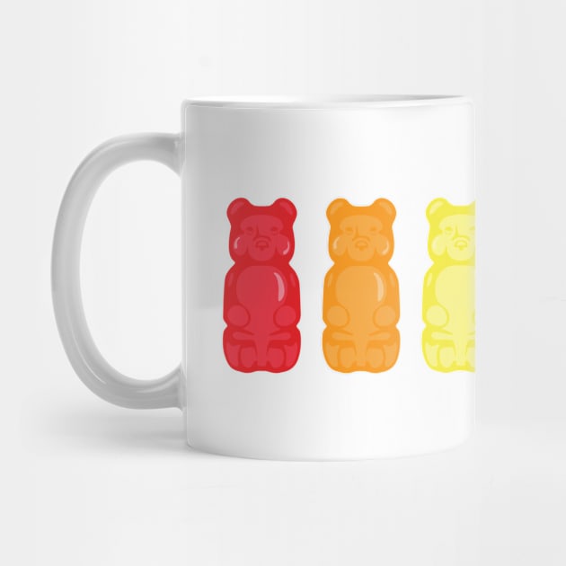 Gummy Bears Rainbow by jorgejebraws